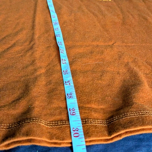 Graphic T-Shirt " Working Hard, Never Hardly Working". Orange. XL - Picture 7 of 7